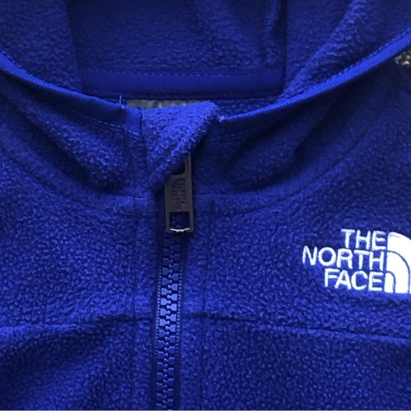 The North Face Infant Lightweight Fleece Hooded Jacket. Royal Blue. Size 3-6 M - Picture 6 of 9